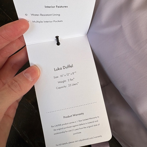 Calpak Orchid Luka Duffel Bag - Picture 3 of 6